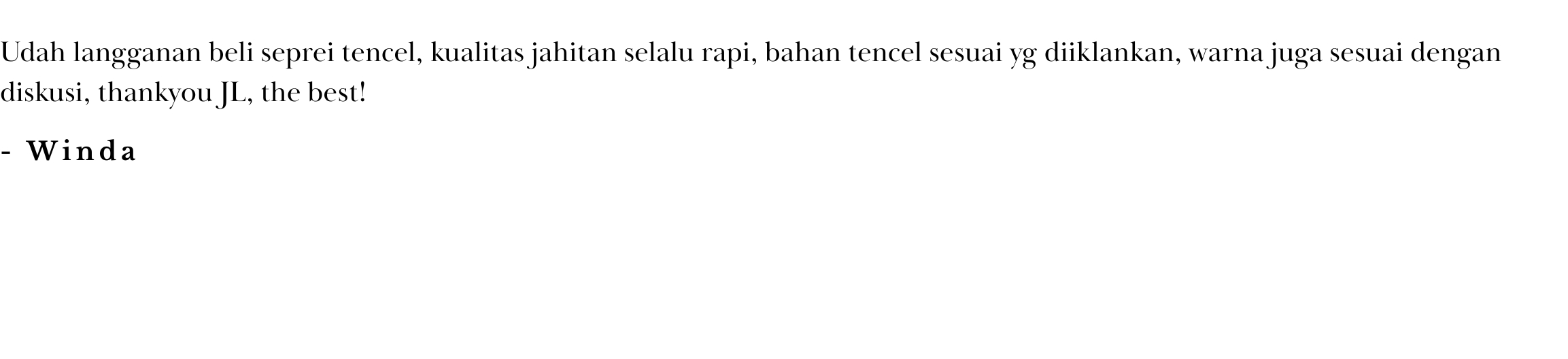 Halus, lembut, adem, nyaman bikin bobo enak. Awesomeeeeee !!!!! (9)